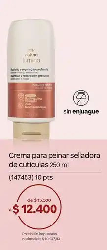 Natura Natura - crema para peinar selladora de cutículas 250 ml (147453) oferta