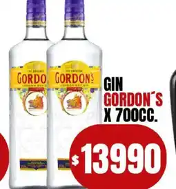 Supermercados Mariano Max Gordon's gin oferta