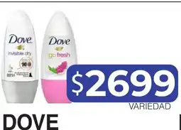 Masivos Dove desodorante oferta