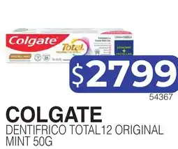 Masivos Colgate dentifrico total12 original mint oferta