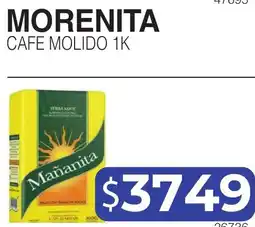 Masivos Morenita cafe molido oferta