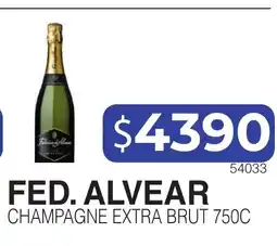 Masivos Fed. alvear champagne extra brut oferta