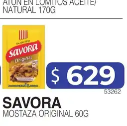Masivos Savora mostaza original oferta