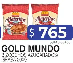 Masivos Gold mundo bizcochos azucarados/grasa 200g oferta