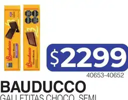 Masivos Bauducco galletitas choco semi oferta