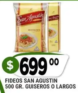 Supermercados Mayor San agustin fideos guiseros o largos oferta