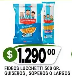 Supermercados Mayor Lucchettineta fideos oferta