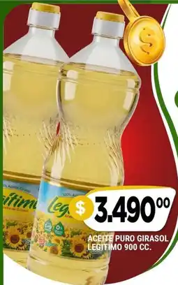 Supermercados Mayor Legitimo aceite puro girasol oferta