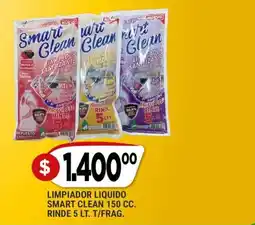 Supermercados Mayor Smart clean limpiador liquido oferta