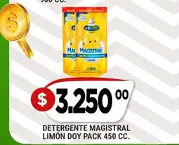 Supermercados Mayor Magistral detergente limón doy pack oferta