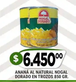Supermercados Mayor Nogal dorado ananá al natural en trozos oferta