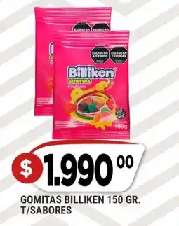 Supermercados Mayor Billiken gomitas frutales oferta