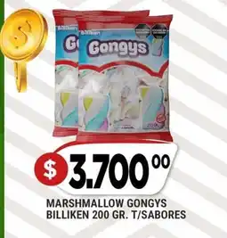 Supermercados Mayor Billiken marshmallow gongys oferta