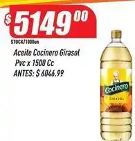 Cocinero - aceite girasol