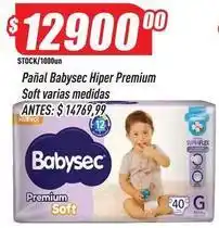 Supermercados Comodin Babysec - pañal hiper premium soft oferta