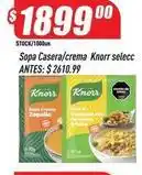 Supermercados Comodin Knorr - sopa casera/crema oferta