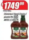 Supermercados Comodin Vanoli - chimichurri clasico / picante pet oferta