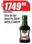 Supermercados Comodin Vanoli - salsa de soja pet 350 ml oferta