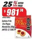 Supermercados Comodin 9 de oro - galleta 9 de oro pepas membrillo oferta