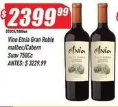 Supermercados Comodin Etnia - vino gran roble malbec/cabern suav oferta