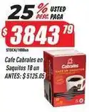 Supermercados Comodin Cabrales - cafe en saquitos oferta