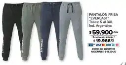 Carrefour Everlast pantalón frisa oferta