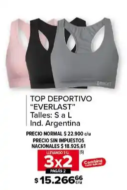 Carrefour Everlast top deportivo oferta