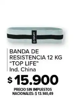 Carrefour Top life banda de resistencia 12 kg oferta