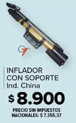 Carrefour Inflador con soporte oferta