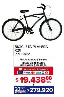Carrefour Bicicleta playera R26 oferta