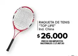 Carrefour Top life raqueta de tenis oferta