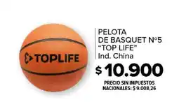 Carrefour Toplife pelota de basquet n°5 oferta