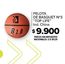 Carrefour Top life pelota de basquet n°3 oferta