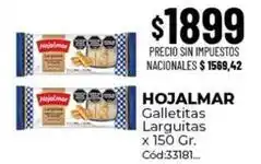 Diarco Hojalmar - galletitas larquitas oferta