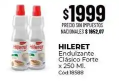 Diarco Hileret - endulzante clásico forte x 250 ml. cód:18588 oferta