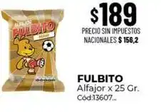 Diarco Fulbito - fulbito alfajor x 25 gr. cód:13607 oferta