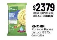 Diarco Knorr - puré de papas listo oferta