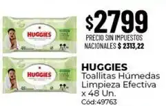 Diarco Huggies - toallitas húmedas limpieza efectiva x 48 un oferta