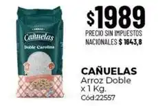 Diarco Cañuelas - arroz doble x 1 kg. cód:22557 oferta