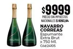 Diarco Navarro correas - espumante extra brut x 750 ml. cód:24105 oferta