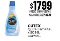 Diarco Cutex - quita esmalte x 50 ml oferta