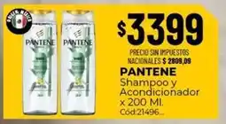 Diarco Pantene - shampoo y acondicionador x 200 ml. cód:21496 oferta