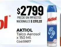 Diarco Aktiol - talco aerosol x 150 ml. cód:59817 oferta