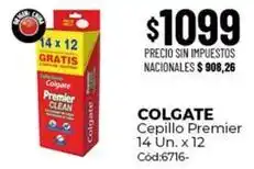 Diarco Colgate - cepillo premier 14 un. x 12 cód:6716 oferta