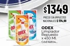 Diarco Odex - limpiador repuesto x 450 ml. cód:16804 oferta
