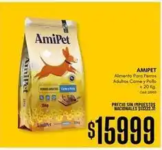 Alimento para perros adultos carne y pollo
