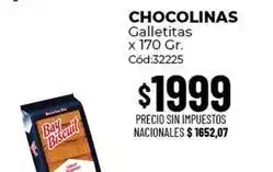 Diarco Chocolinas - chocolinas galletitas x 170 gr. cód:32225 oferta