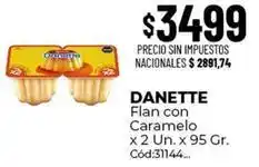 Diarco Danette - flan con caramelo oferta