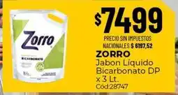 Diarco Zorro - jabon l uevo bicarbonato dp c uevo 28747 oferta