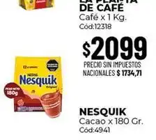 Diarco Nesquik - nesquik cacao x 180 gr. cód:4941 oferta